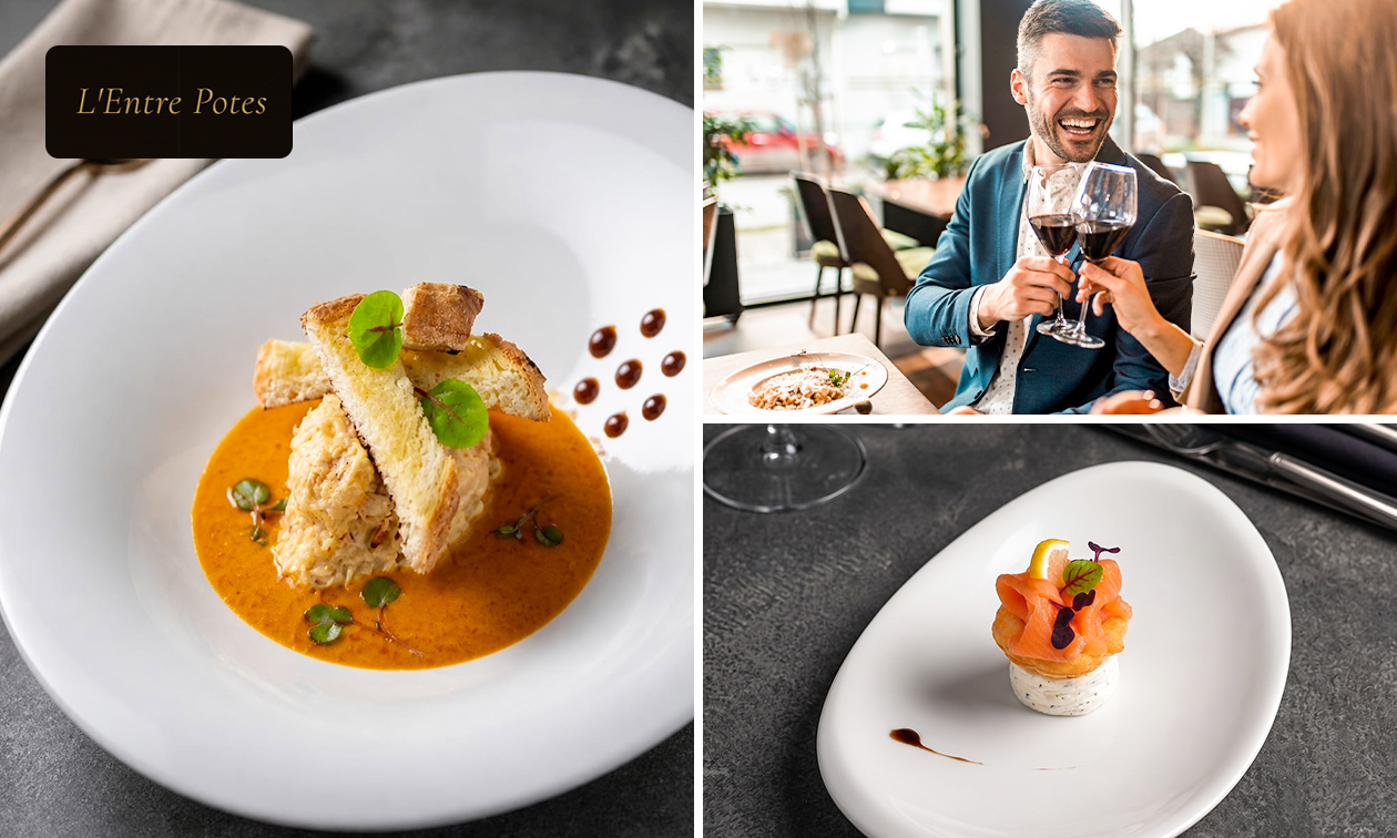 Menu en 2 ou 3 services à la carte près de Tubize