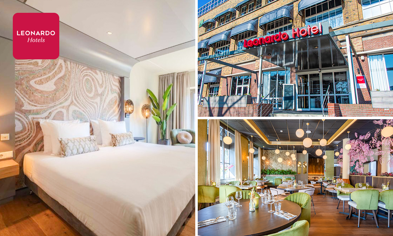 Overnachting voor 2 + ontbijt + late check-out in hartje Breda