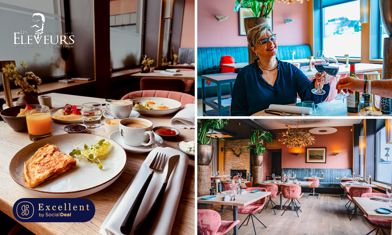 Buffet petit-déjeuner chez Les Eleveurs