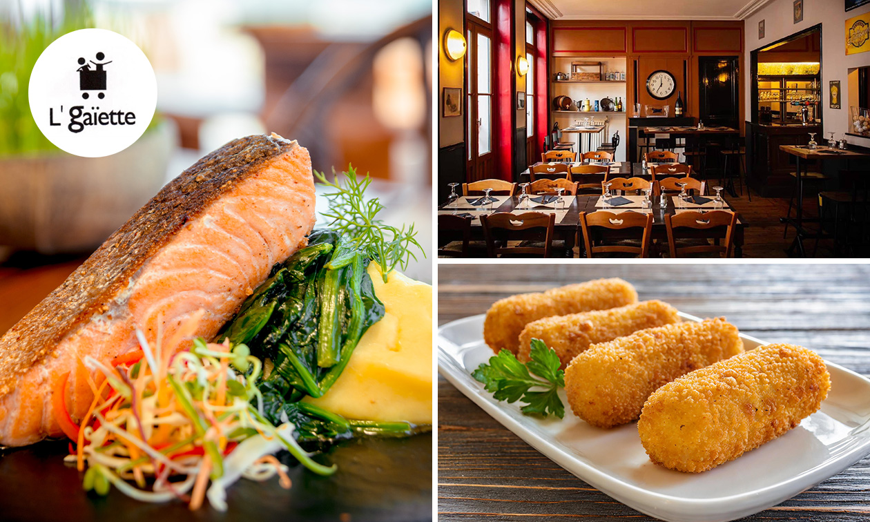 Menu en 2 ou 3 services à la carte à Lille