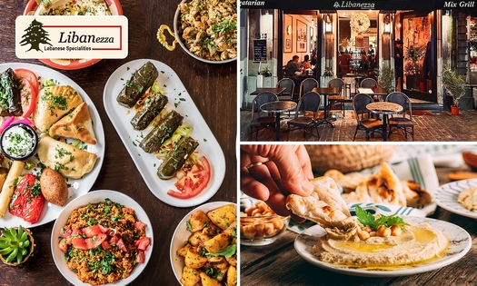 Libanese shared lunch of -diner van de chef bij Libanezza