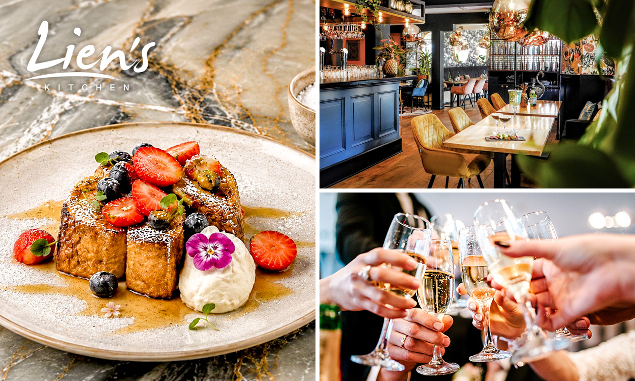 Luxe brunch + glas bubbels bij Lien's Kitchen