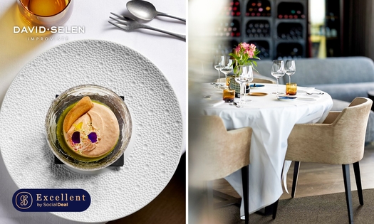 3-, 4- of 5-gangen fine dining-lunch of -diner van de chef bij David Selen 'Improviste'