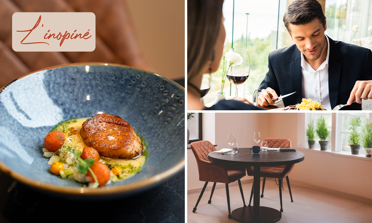 Menu en 3 services à la carte + apéritif