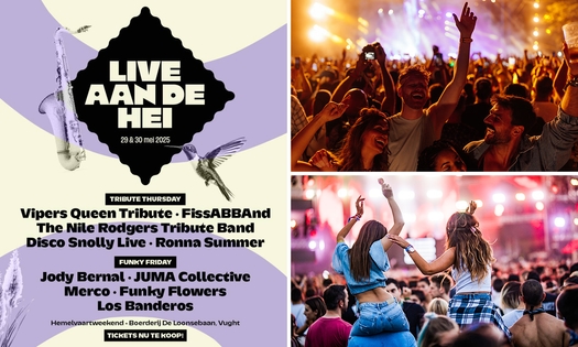 Entree voor Live aan de Hei 2025