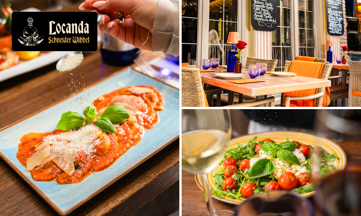 (Exklusives) 3-Gänge-Menü nach Wahl bei Locanda Schneider Wibbel in der Düsseldorfer Altstadt