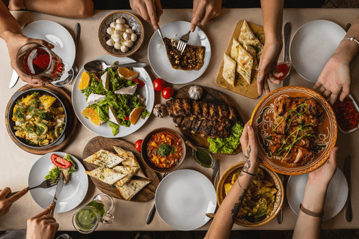 Middelhavsmenu til catering