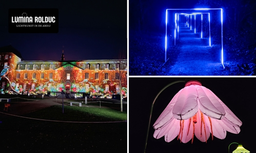 Eintritt Lumina Rolduc - Lichtkunst in der Abtei + Kaffee, Tee oder heiße Schokolade