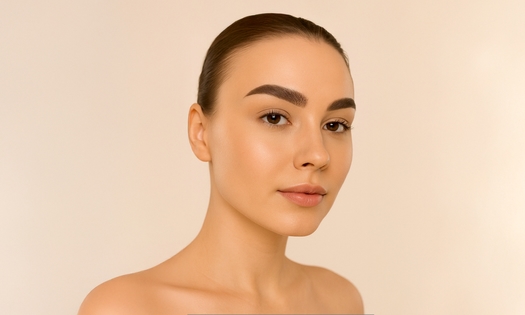 Permanente make-up (PMU) powder brows of lipblush