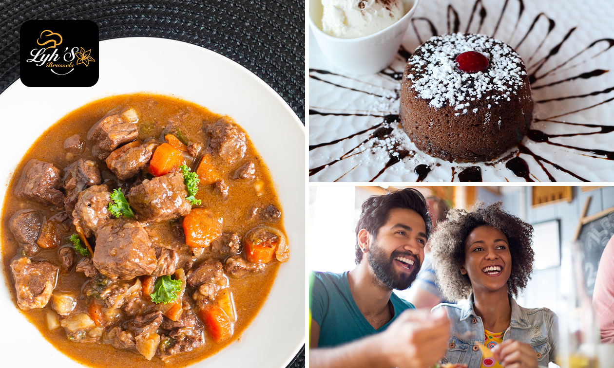 Dîner en 2 services à la carte à Bruxelles