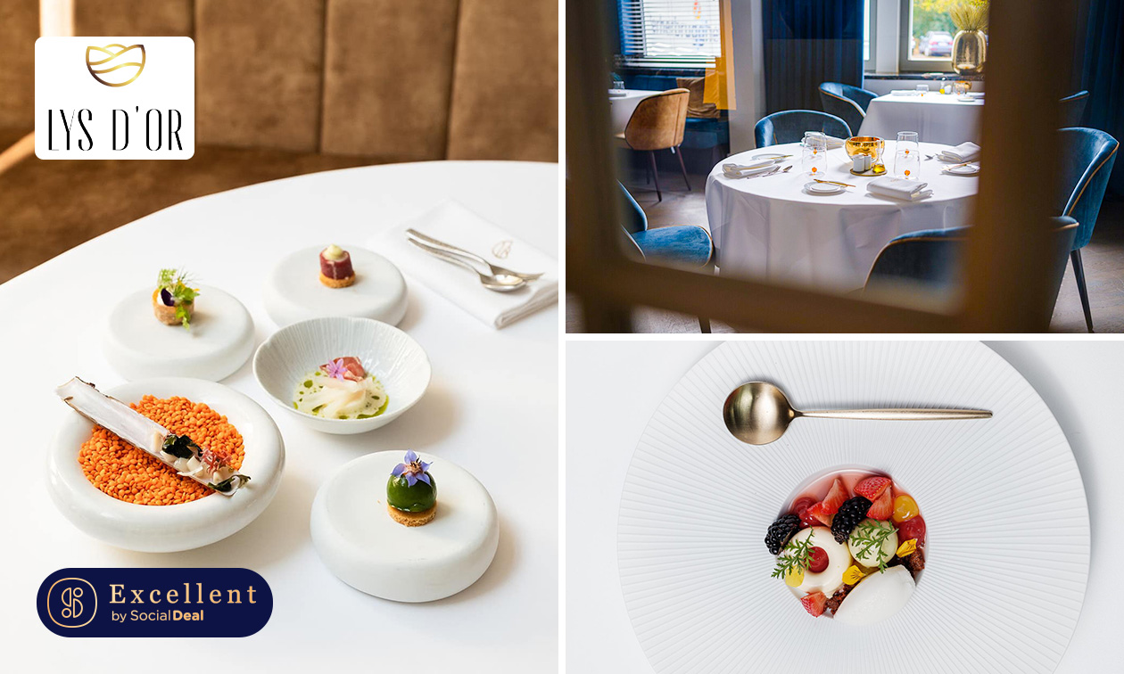 4-gangenlunch of 5-gangendiner bij Lys d'Or