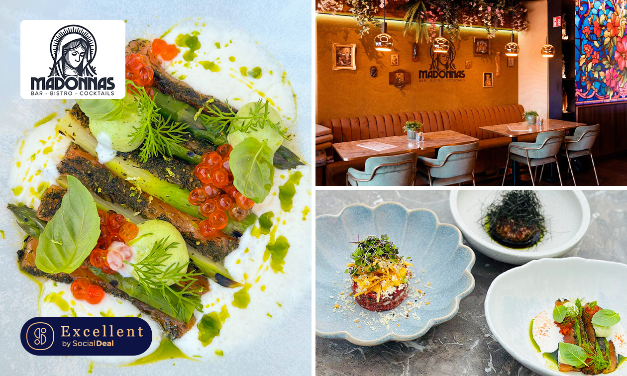 Culinair 4-gangen shared dining-diner + amuses + bijgerechten in hartje Hasselt