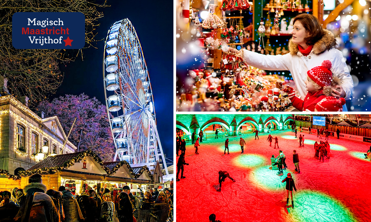 Entrée à la patinoire couverte du Magical Maastricht Vrijthof