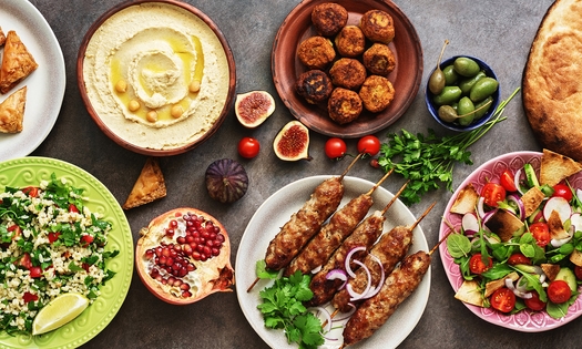 Libanese 4-gangenlunch of -diner van de chef + koffie of thee in Brussel