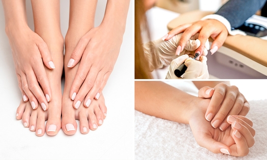 Manicure- of pedicurebehandeling + evt. gellak