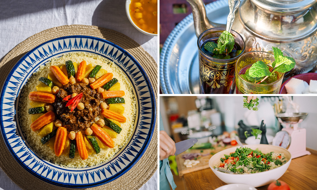 Kookles voor traditionele couscous