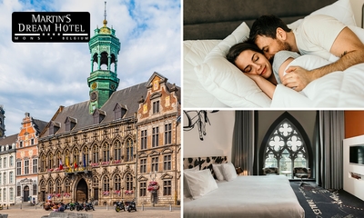 Overnachting voor 2 + ontbijt + late check-out in hartje Bergen