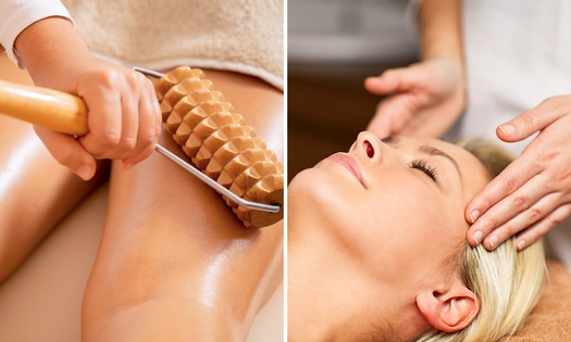 Massage crânien (30 min) ou madérothérapie sur zone au choix (45 min)