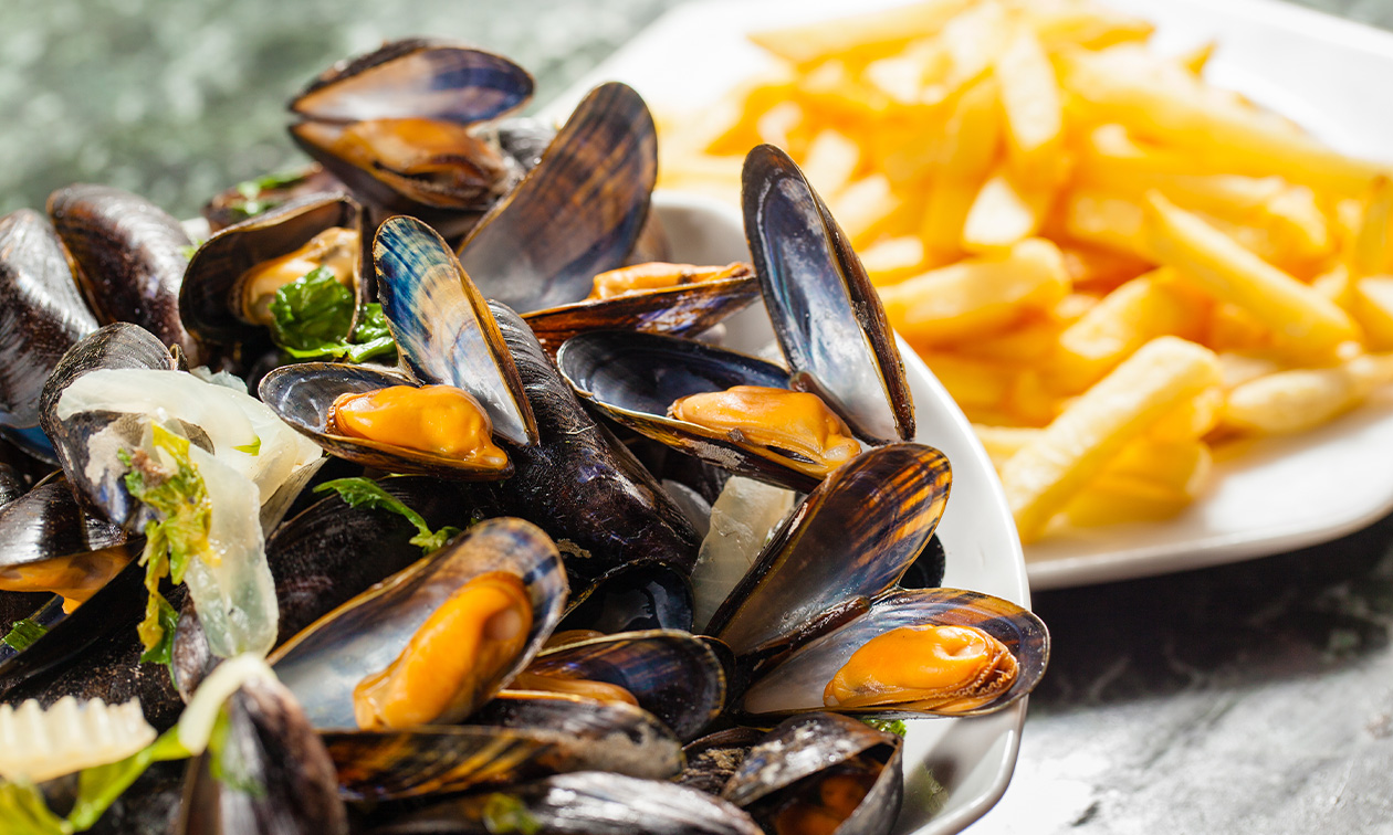Moules à volonté + frites près de Namur