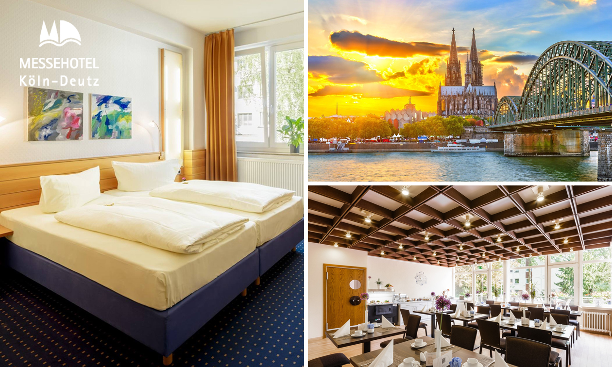 Overnachting(en) voor 2 + ontbijt + welkomstdrankje en meer in Keulen