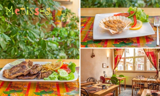 Menu africain en 2 ou 3 services à la carte chez Métisses