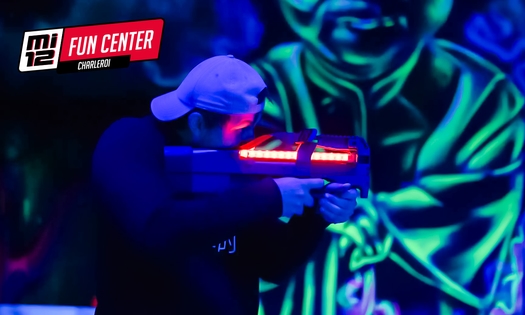 Parties de laser game (2x 20 min) à Charleroi