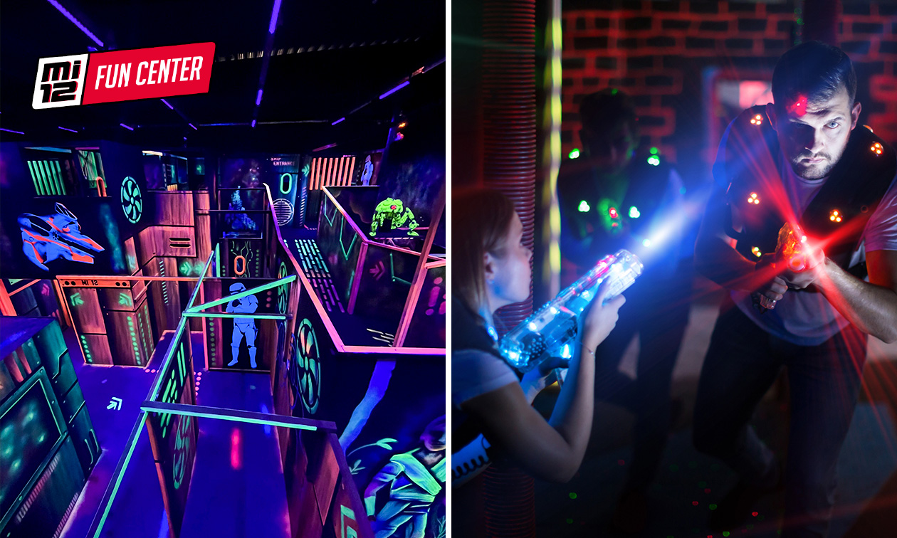 Parties de laser game (2x 20 min) à Verviers
