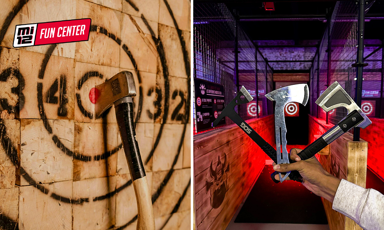 Partie de lancer de hache (60 min) à Verviers