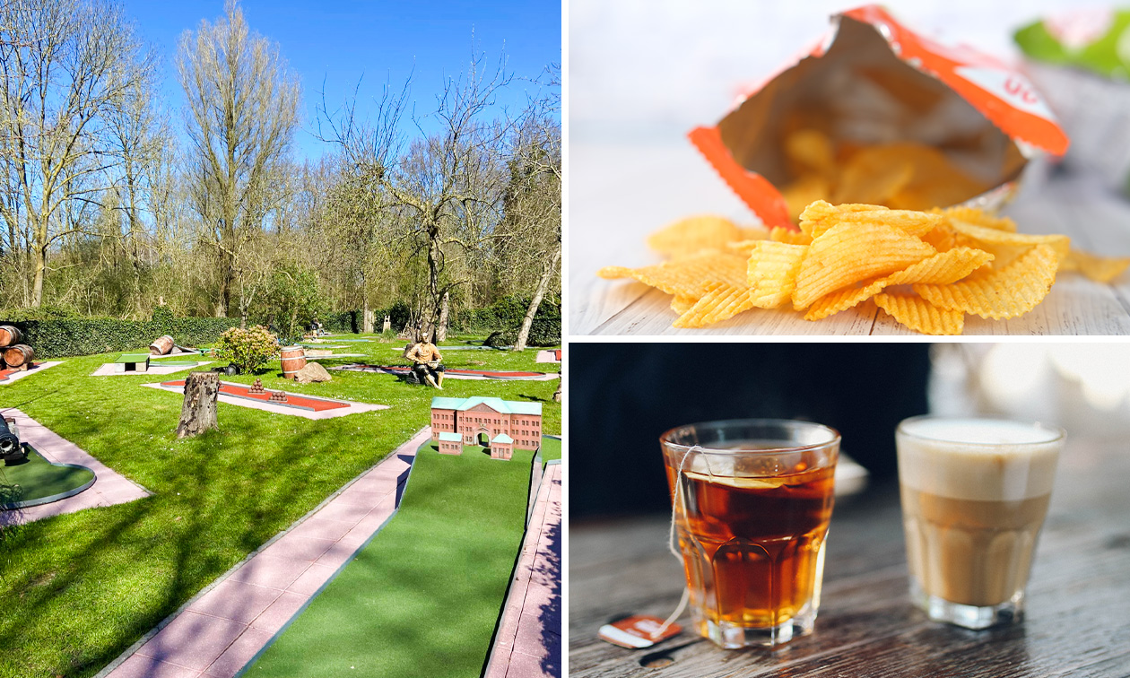 18 holes minigolf + snack + drankje bij Minigolf Almere