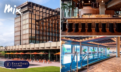 Overnachting voor 2 + ontbijt + late check-out + toegang tot wellness in Brussel