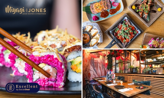 All-You-Can-Eat (2,5 uur) + dessert bij Miyagi and Jones Arnhem