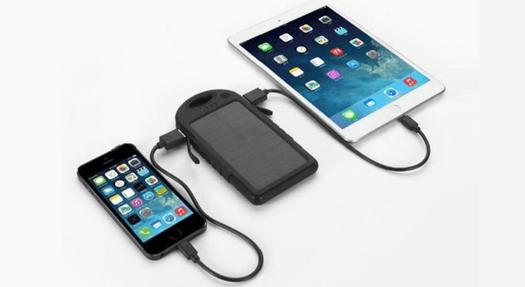 Powerbank med solcelle