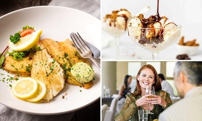 3-gangen keuzelunch of -diner in Blankenberge