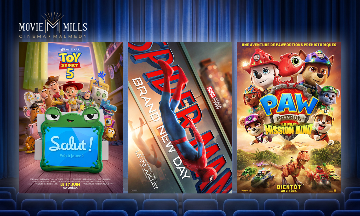 Ticket de cinéma au Moviemills à Malmedy