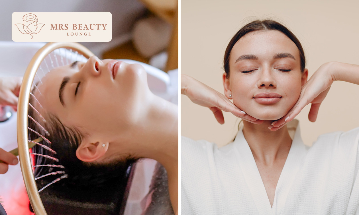 Japanese head spa (50 min) of gezichtsbehandeling (50 min)
