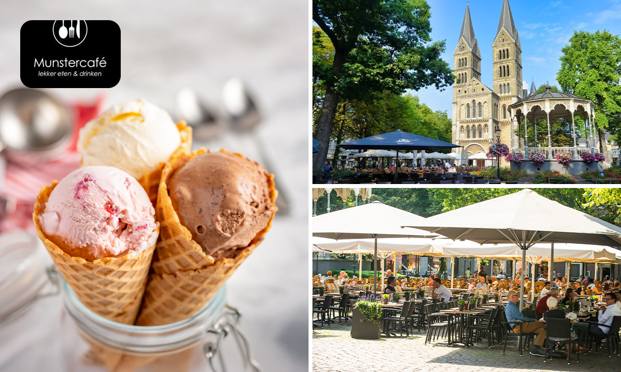 Strippenkaart voor 10 bollen ijs in hartje Roermond