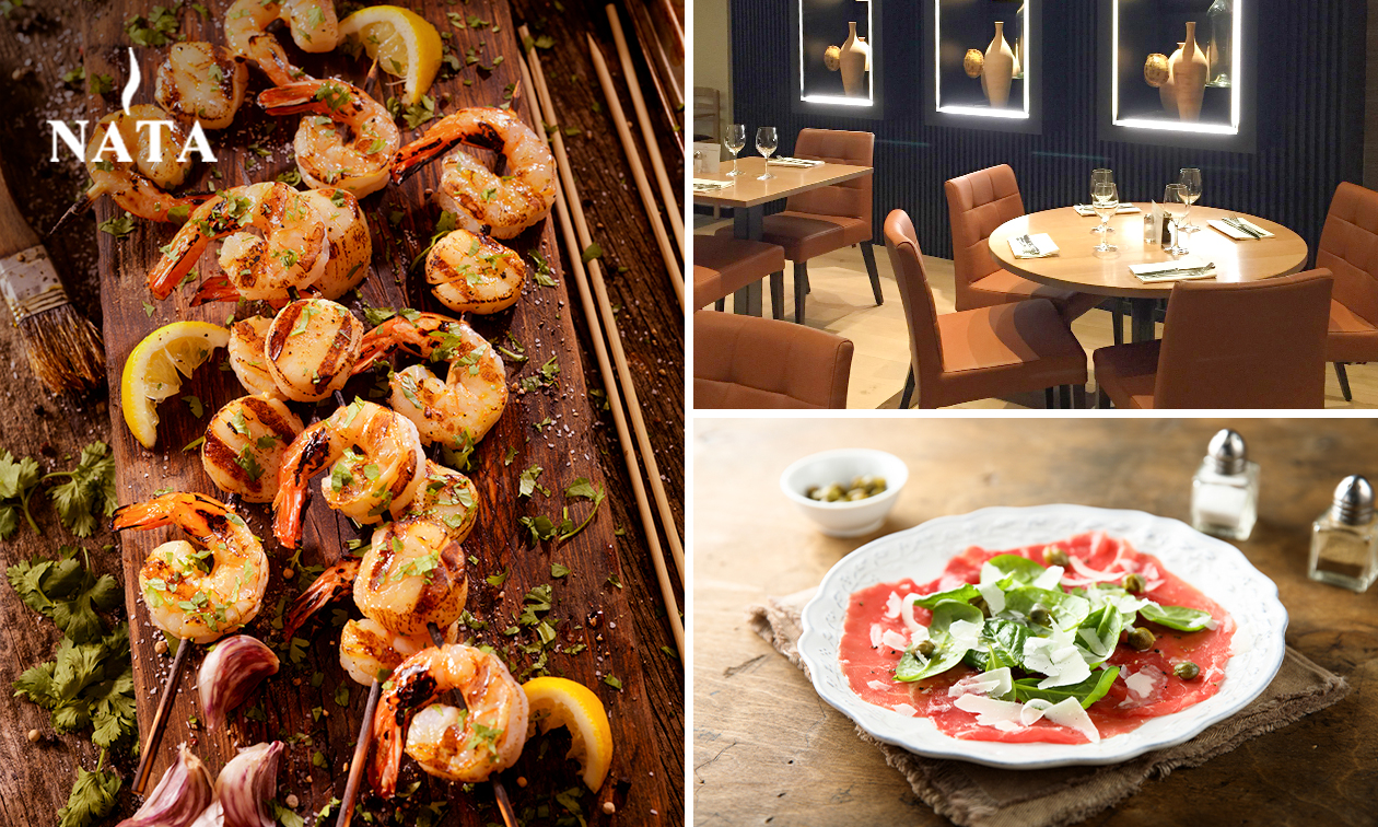 Menu en 3 services au choix chez Nata au cœur de Courtrai