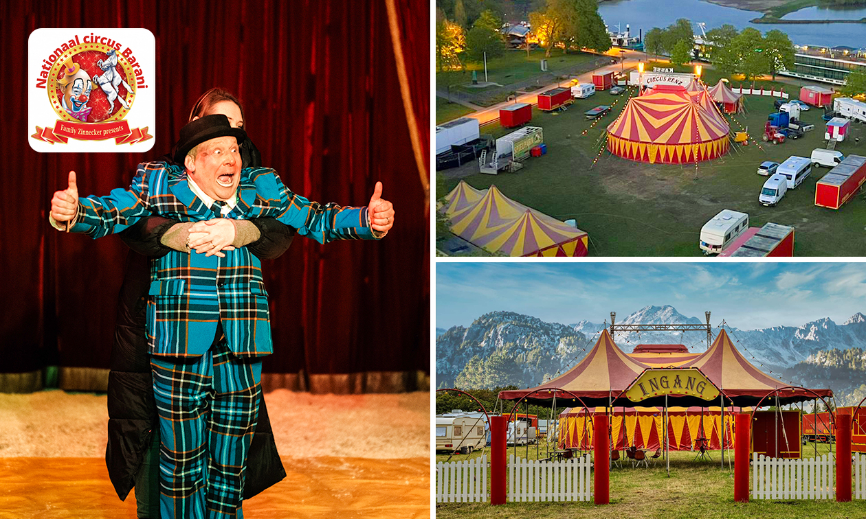 Entree Nationaal Circus Barani (2 uur)