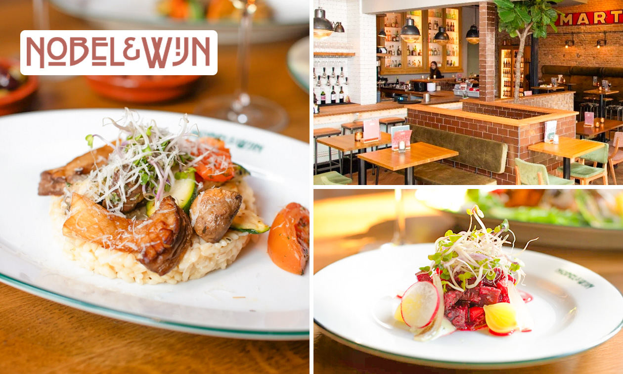 2-gangen keuzediner bij Nobel & Wijn