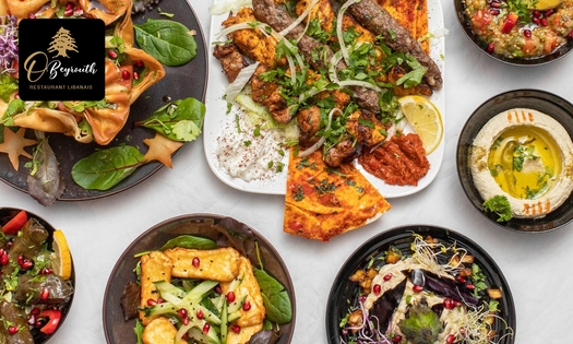 Menu en 3 services + café ou thé chez O Beyrouth