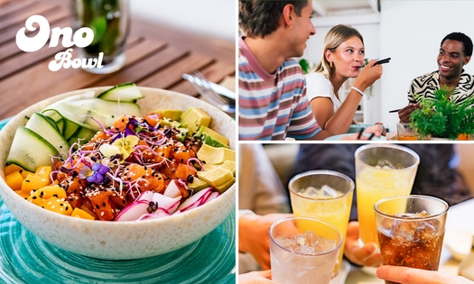 Pokébowl + frisdrank naar keuze