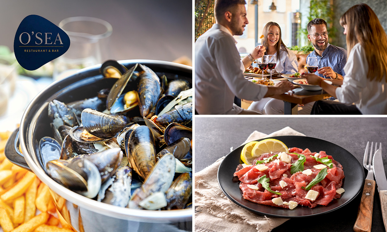 3-gangen keuzelunch of -diner aan de Belgische kust