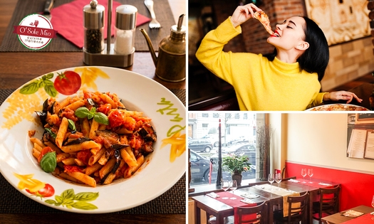 Menu pizza ou pâtes en 2 services au choix à Liège