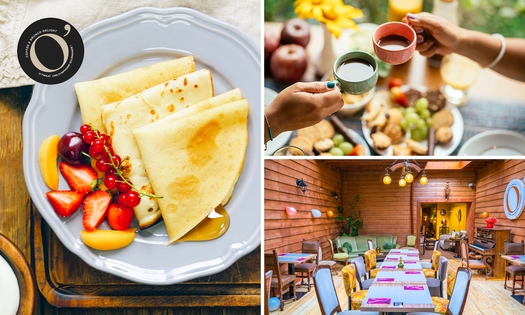 Crêpe naar keuze + warme drank in Jette