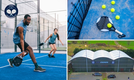 Huur padelbaan + materiaal voor 2 tot 4 personen (1 uur)
