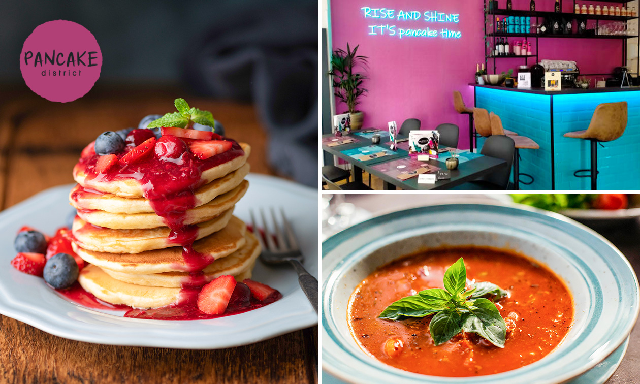 3-gangen keuzediner bij Pancake District in hartje Dordrecht