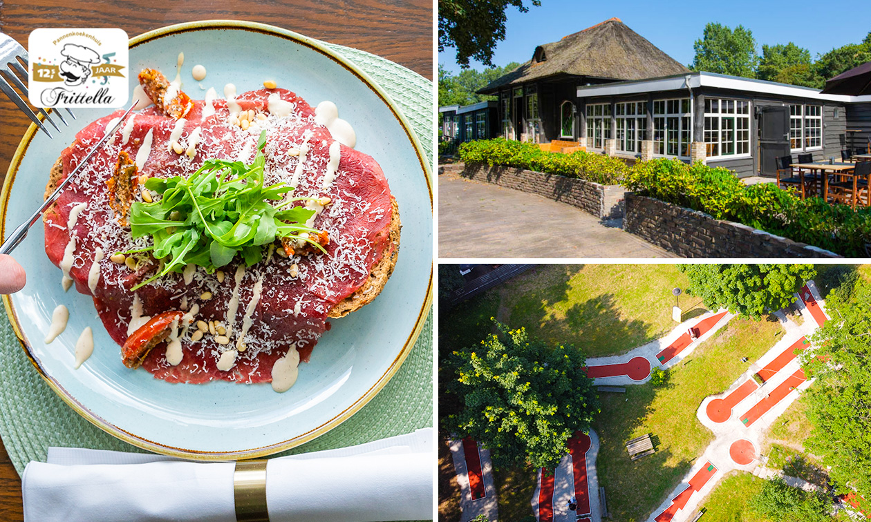 Kindergerecht of lunchgerecht naar keuze + minigolf in de duinen
