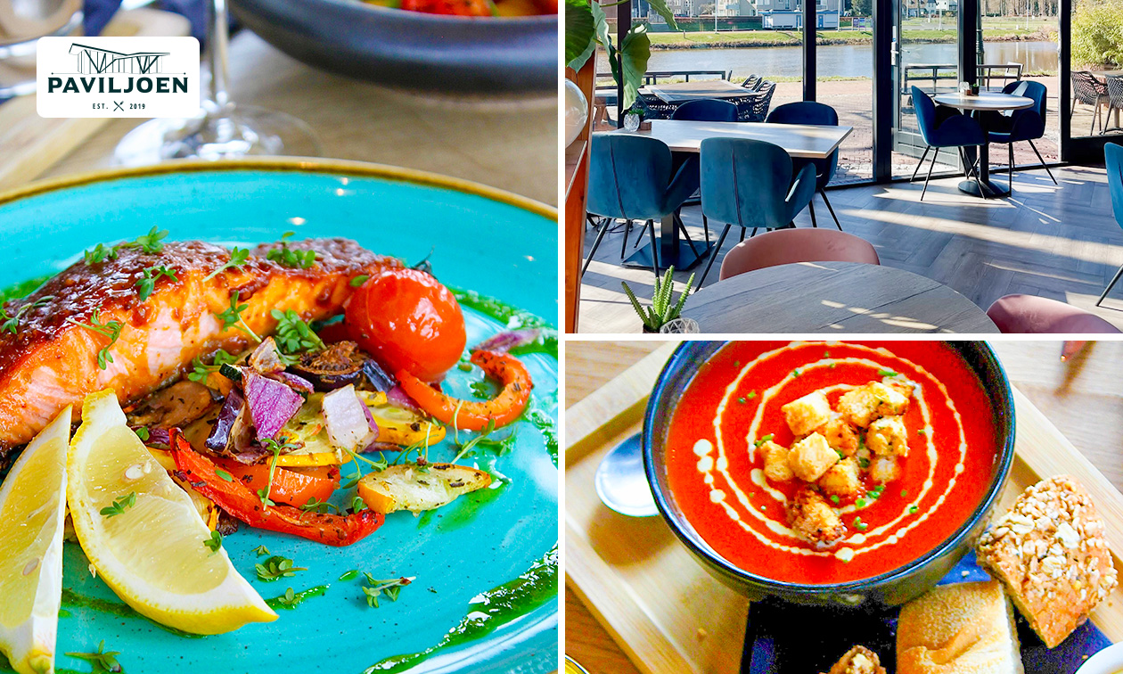 2-gangendiner van de chef + koffie of thee bij Paviljoen Ommen