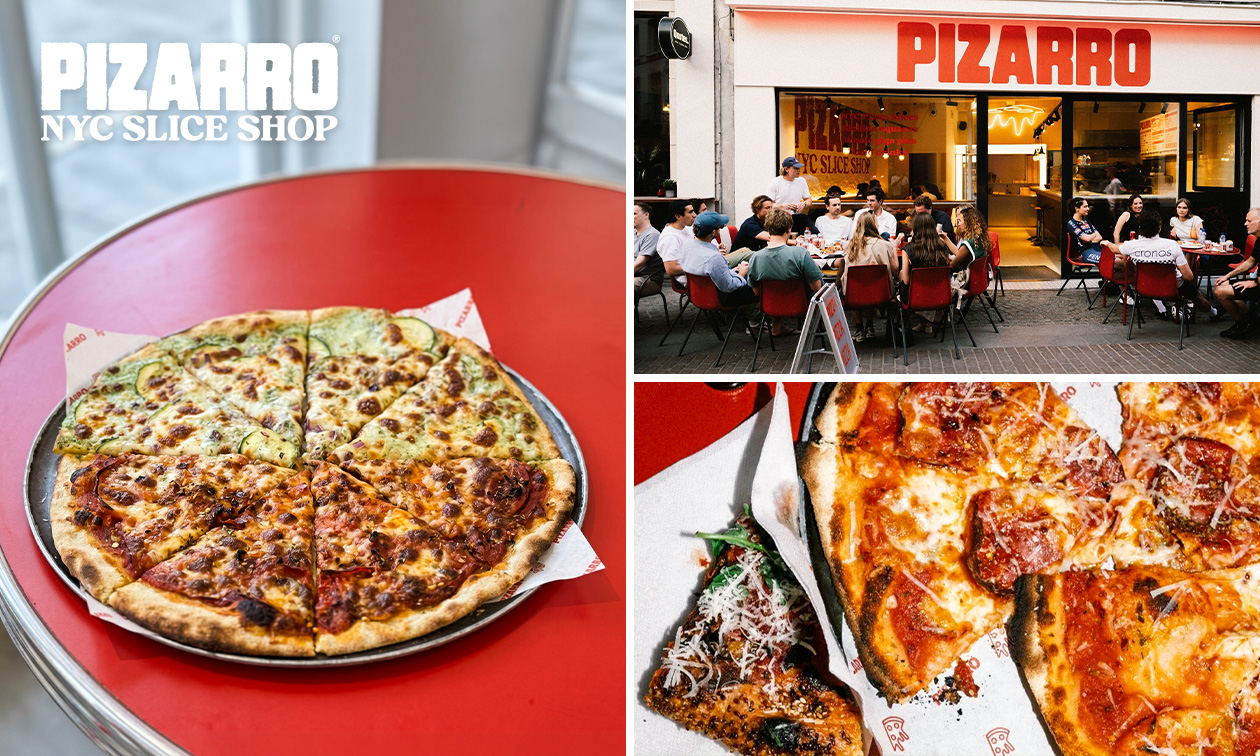 2-gangen pizzalunch of -diner