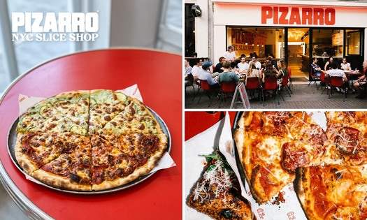 2-gangen pizzalunch of -diner